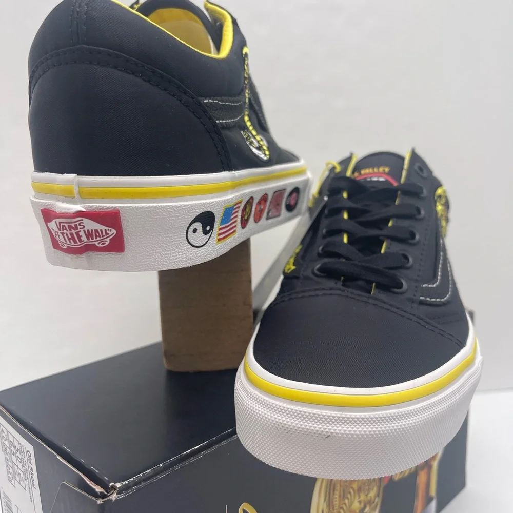 Vans WMNS Old Skool Cobra Kai Black/Yellow/White Sneakers VN0A3WKT05N